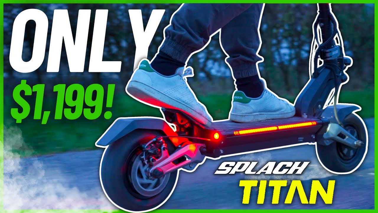 ONLY $1,199?! Splach Titan Performs Like a $2,000+ Electric Scooter